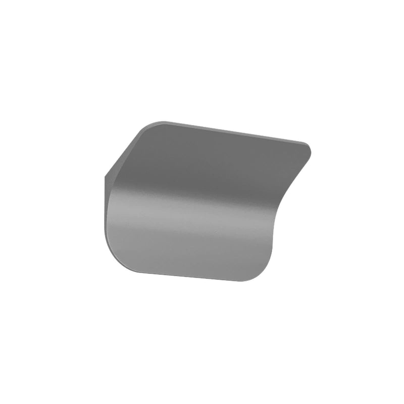 Applique murale LED Tide W0 en aluminium, graphite, hauteur 16 cm, 2700 K