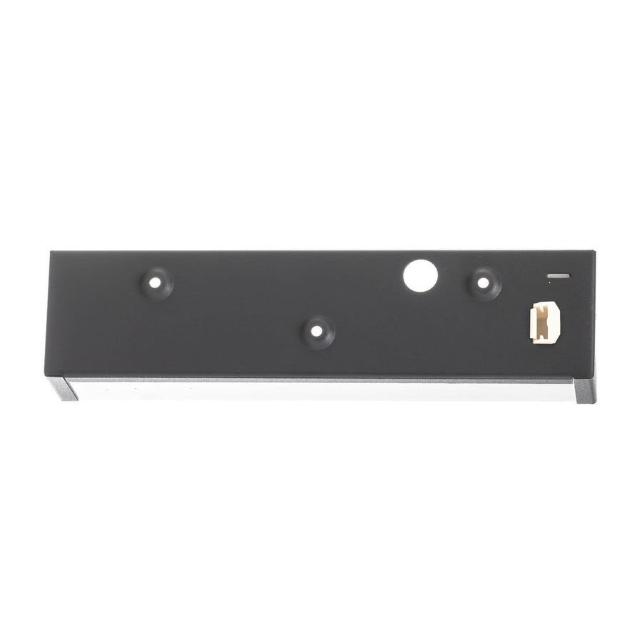 Applique murale Straight XS en acier, graphite, hauteur 7 cm