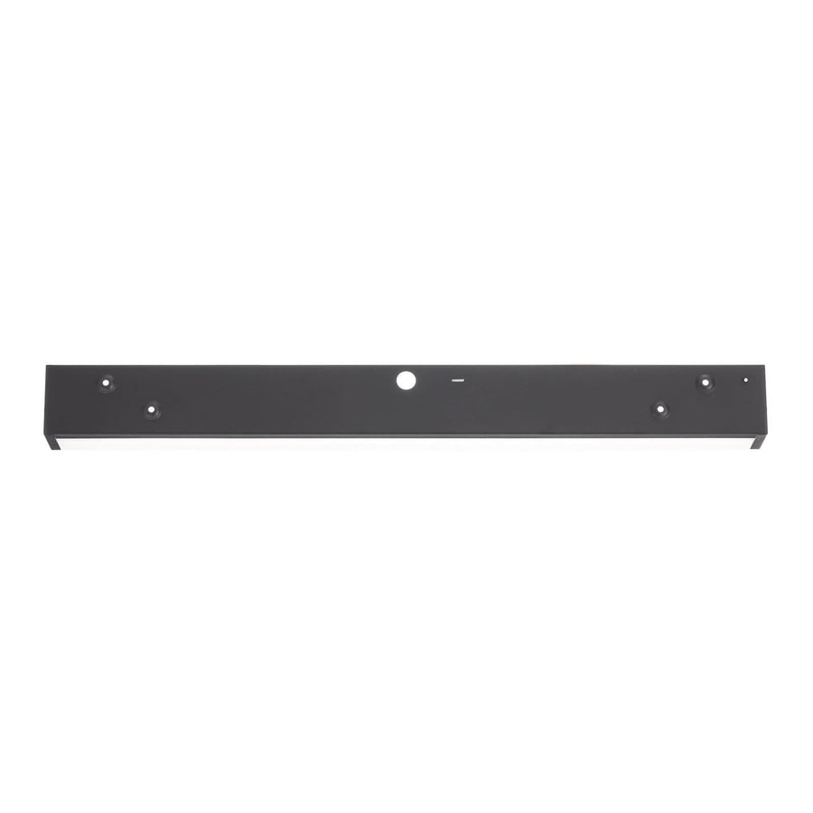 Applique murale Straight S en acier, graphite, hauteur 7 cm