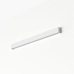 Applique murale Straight M en acier, blanc, hauteur 7 cm