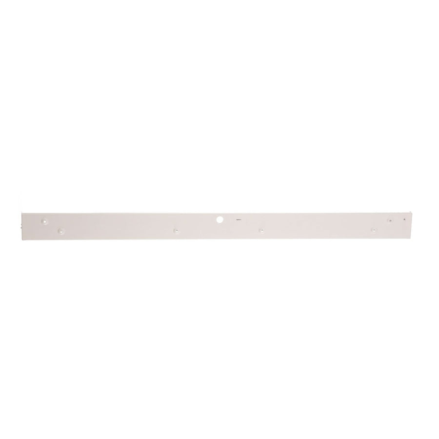 Applique murale Straight M en acier, blanc, hauteur 7 cm