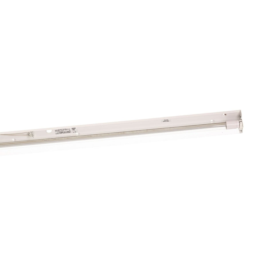 Applique murale Straight M en acier, blanc, hauteur 7 cm