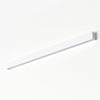 Applique murale Straight L en acier, blanc, hauteur 7 cm