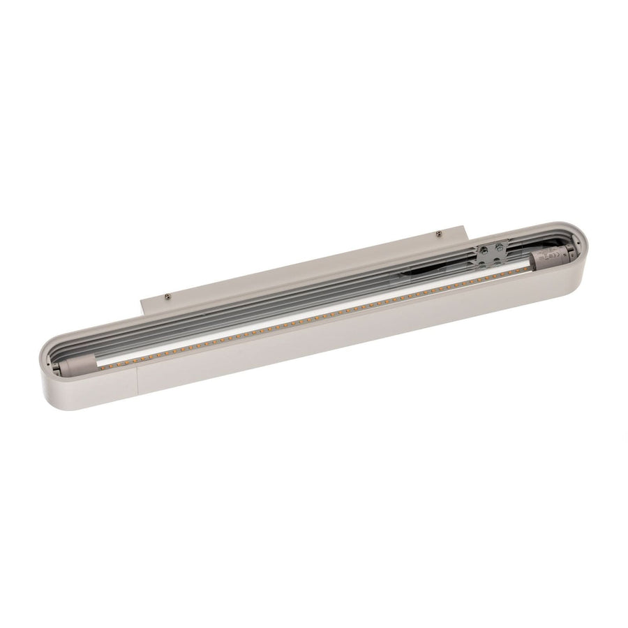 Applique murale Soft en aluminium, blanc, hauteur 6 cm, 3000 K, 11 W