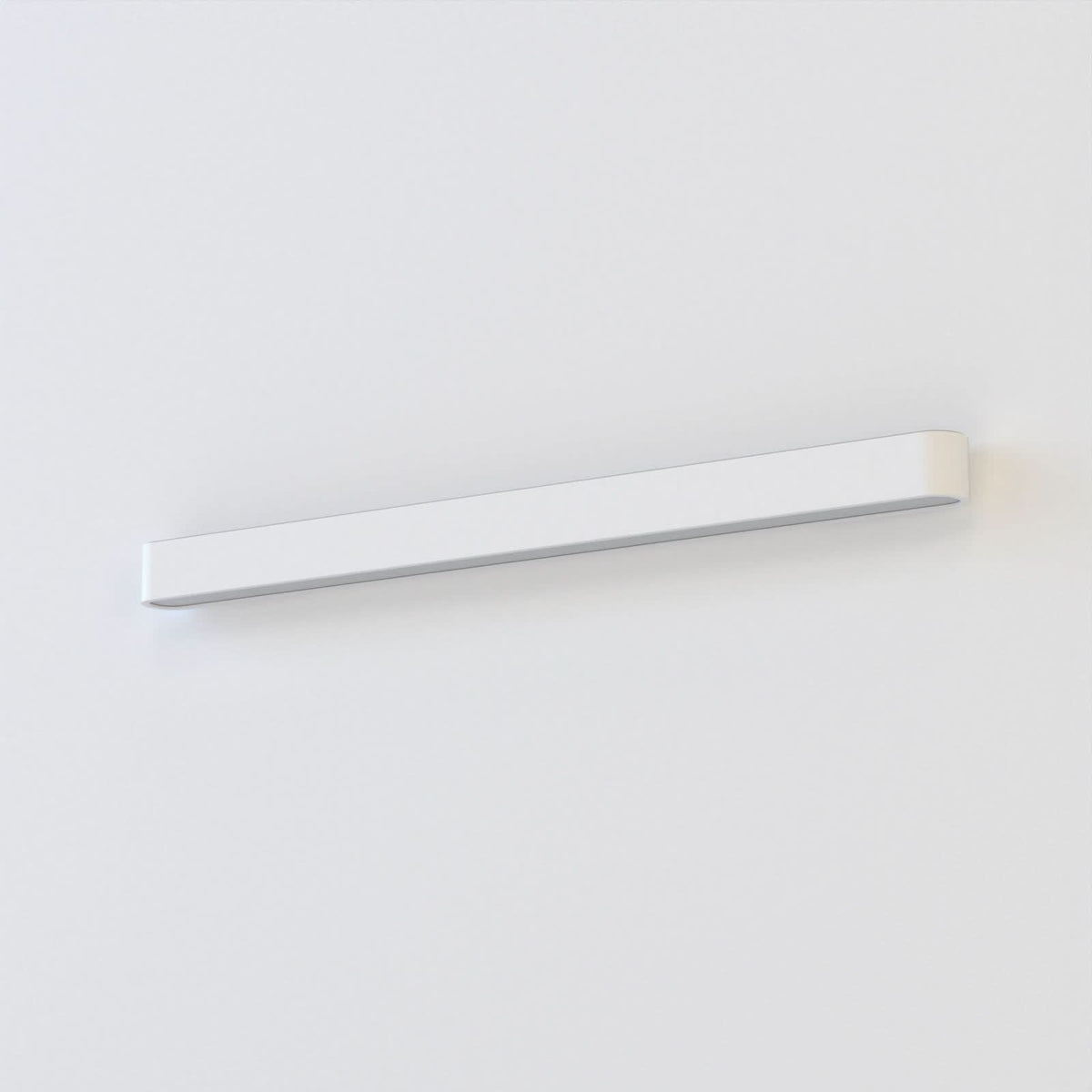 Applique murale Soft en aluminium, blanc, hauteur 6 cm, 3000 K, 16 W