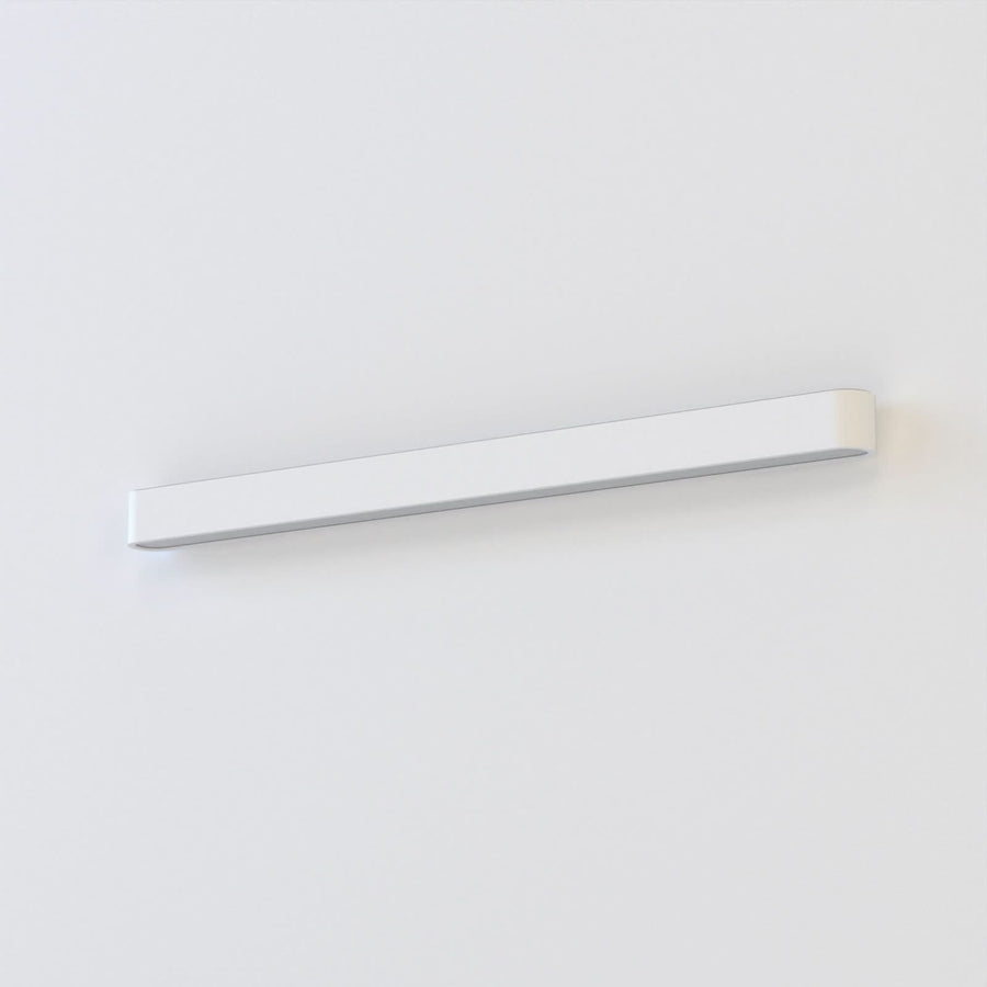 Applique murale Soft en aluminium, blanc, hauteur 6 cm, 3000 K, 16 W