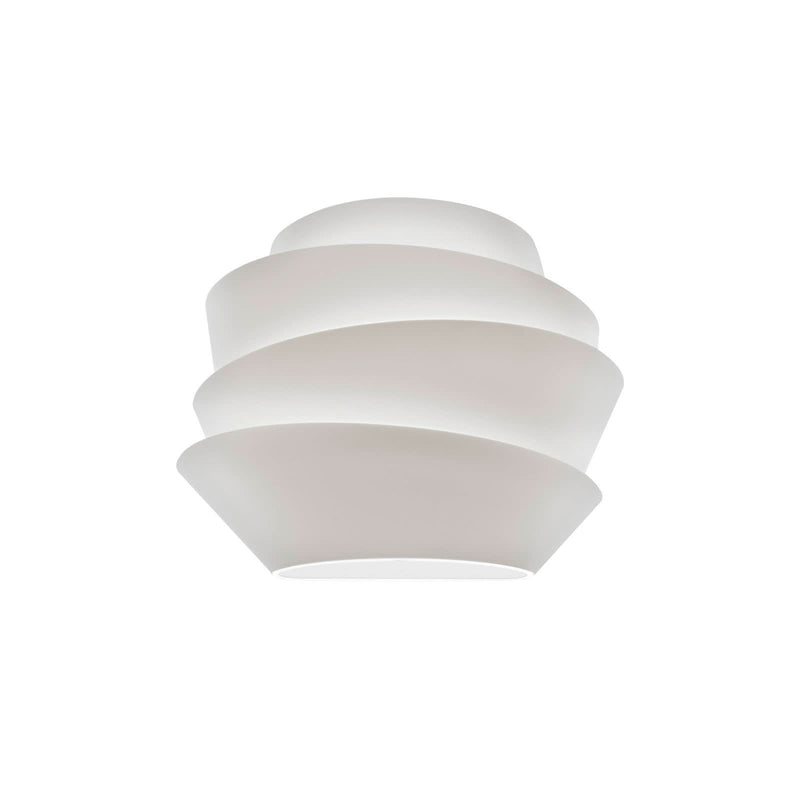 Applique murale Le Soleil R7s en métal, blanc, hauteur 29 cm