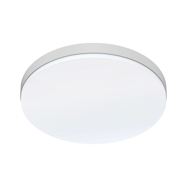 Plafonnier d'extérieur LED Decko 15/18/25/30 W, argenté, Ø 35 cm, IP54