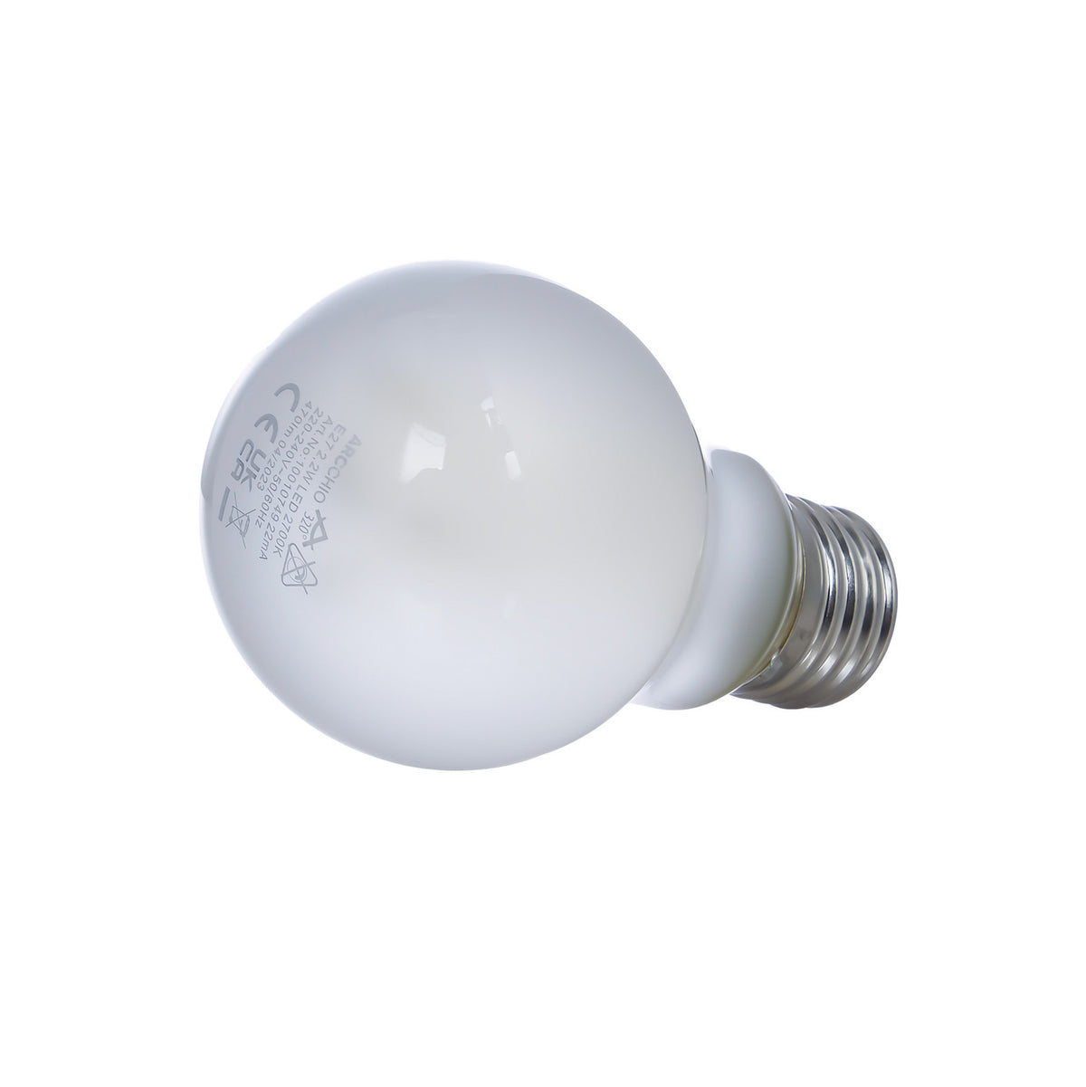 Ampoule LED à filament E27, 2,2 W, 470 lm, 2700 K, mate