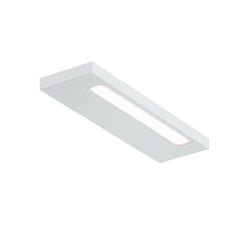 Applique murale LED Slim 34 N en aluminium, blanc mat, hauteur 2 cm, IP44
