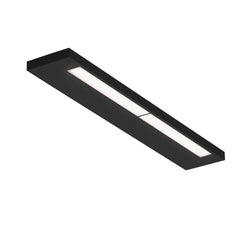 Applique murale LED Slim 60 N en aluminium, noir mat et blanc mat, hauteur 2 cm, IP44