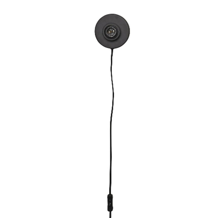 Applique murale Kalimantan Wand en bambou, noir et noir, Ø 87 cm