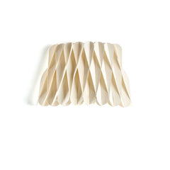 Applique murale Lola, ivoire, 2 lumières, hauteur 17 cm