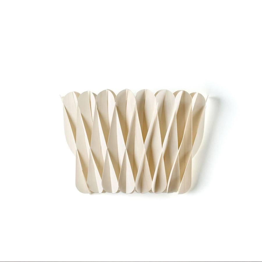Applique murale Lola, ivoire, 2 lumières, hauteur 17 cm
