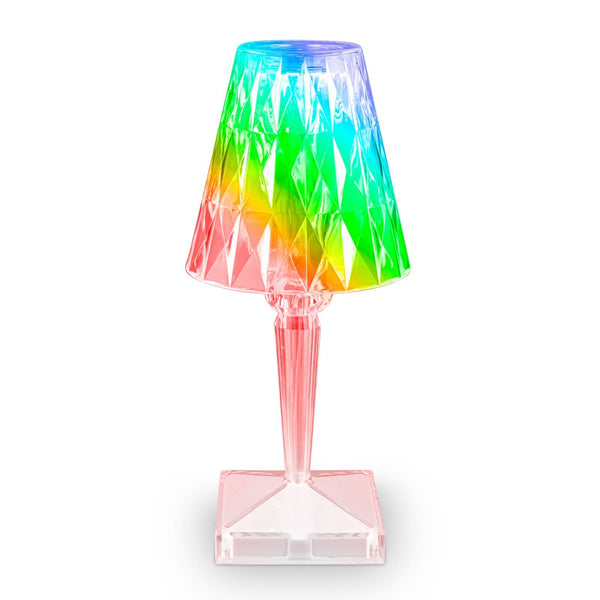 Lampe à poser d'extérieur LED 7464010 RVB, transparent, Ø 11,5 cm, IP44