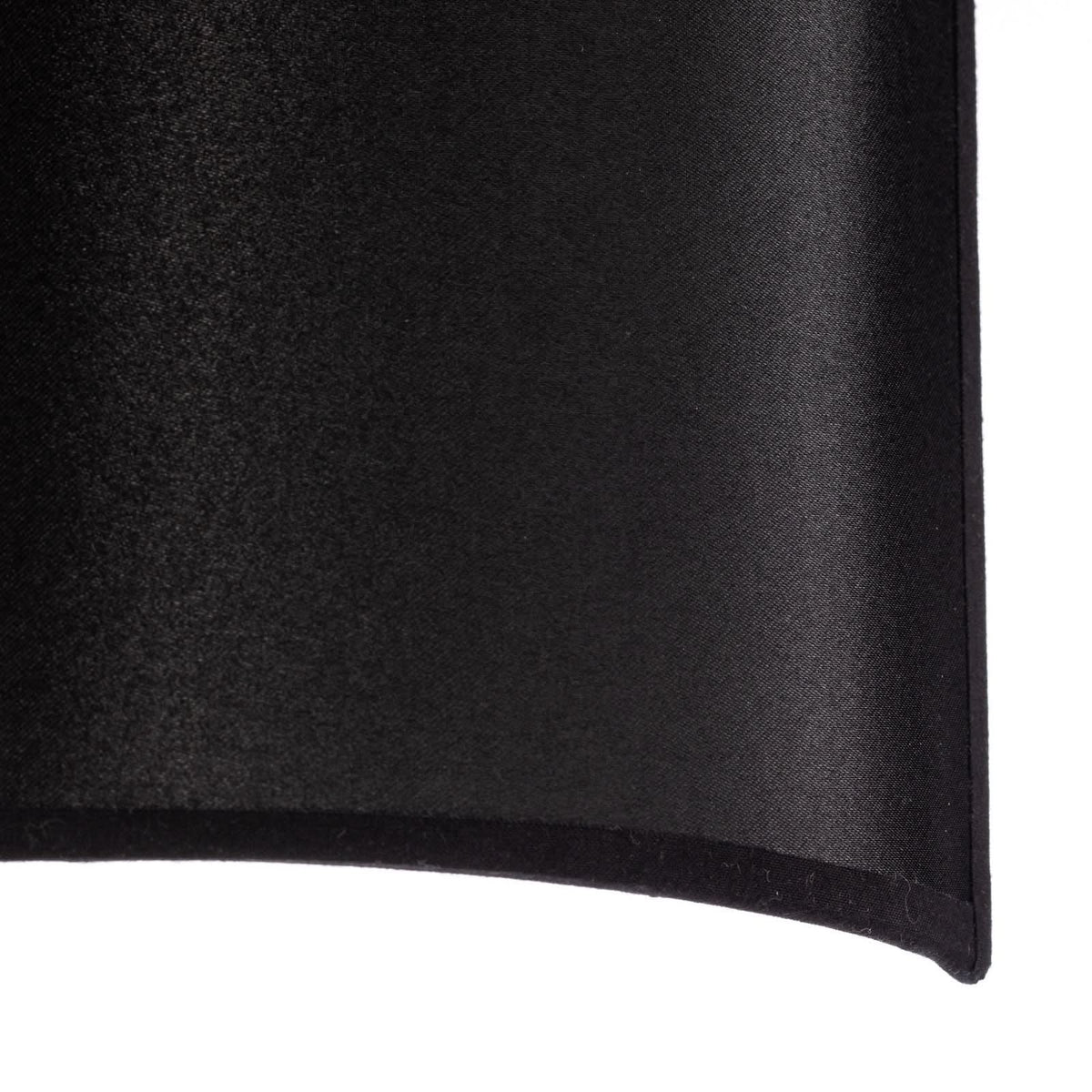 Applique murale Satin en tissu, noir et doré, hauteur 24 cm