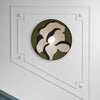 Applique murale Sonia Laudet en tissu, vert, Ø 60 cm