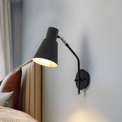 Applique murale Sivani MR-664 en métal, noir et or, hauteur 40 cm