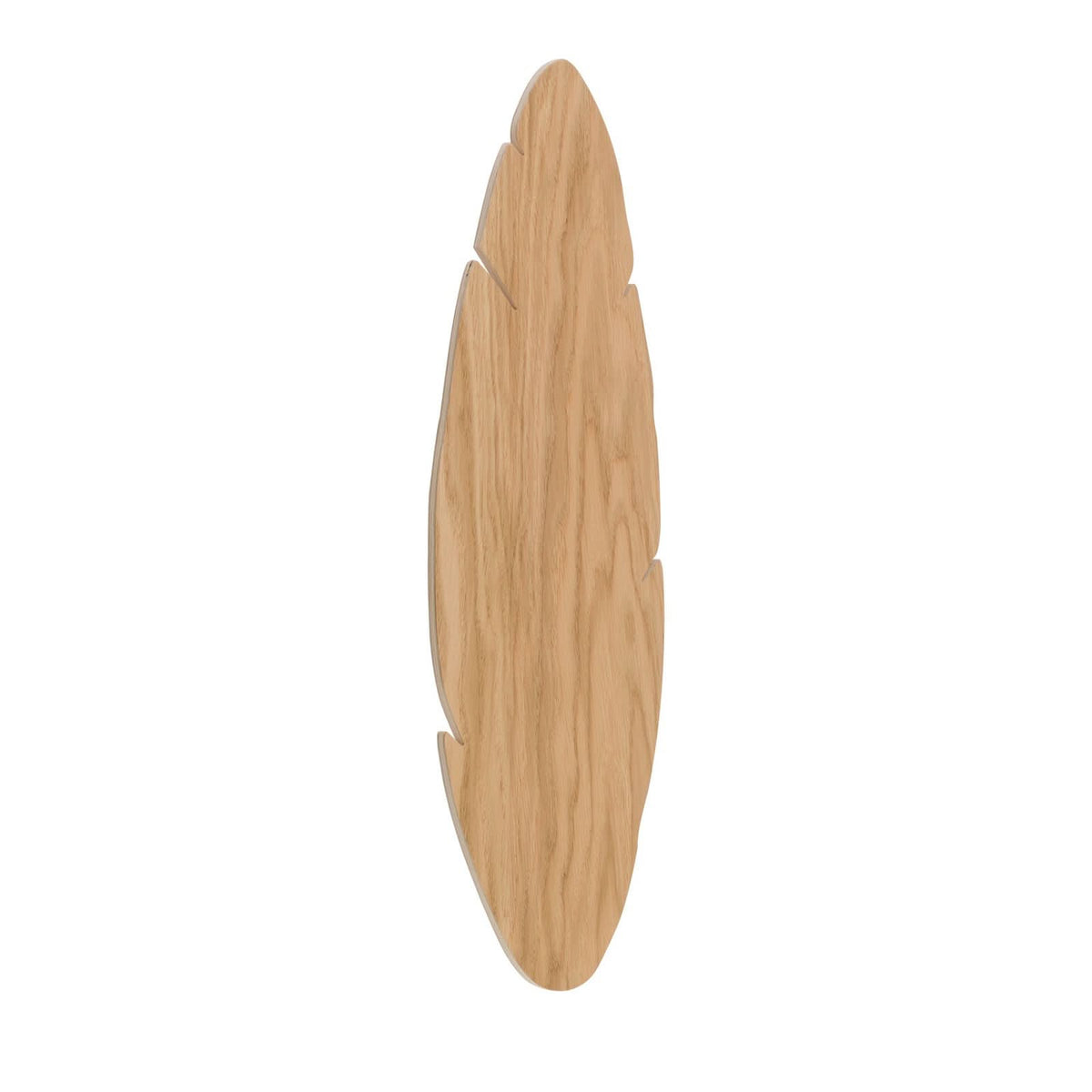 Applique murale Lehti en bois, 2 lumières, hauteur 51 cm