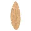 Applique murale Lehti en bois, 2 lumières, hauteur 51 cm