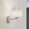 Applique murale LED Avelina en verre, blanc, Ø 14 cm