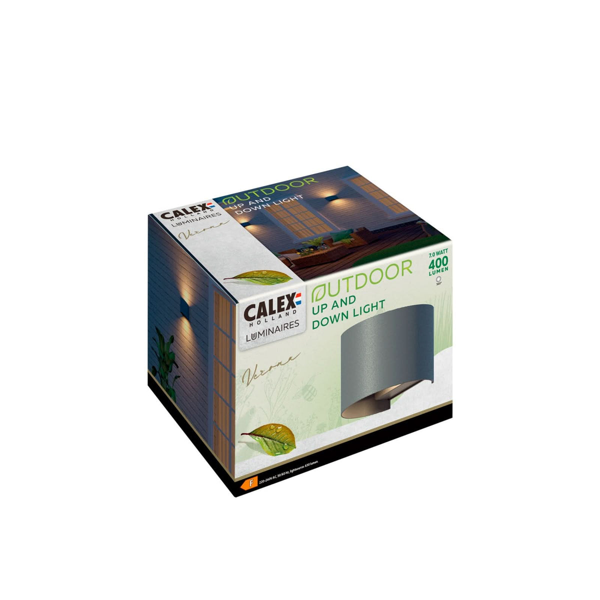 Applique d'extérieur LED en aluminium, anthracite, hauteur 10 cm, IP54