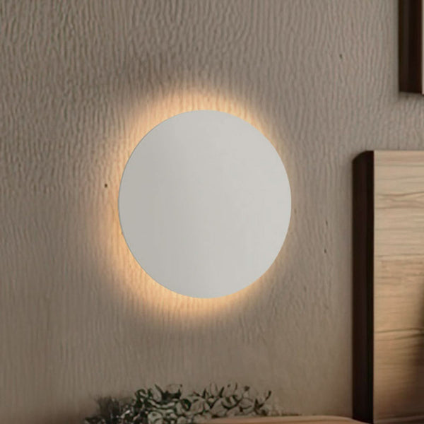 Applique murale Luna en acier, beige, 3 lumières, Ø 30 cm