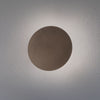 Applique murale Luna en acier, marron, 3 lumières, Ø 30 cm