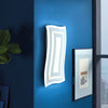 Applique murale LED Gorden en métal, blanc, hauteur 43 cm