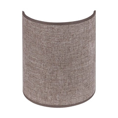 Applique murale Celine en tissu, marron, hauteur 24 cm