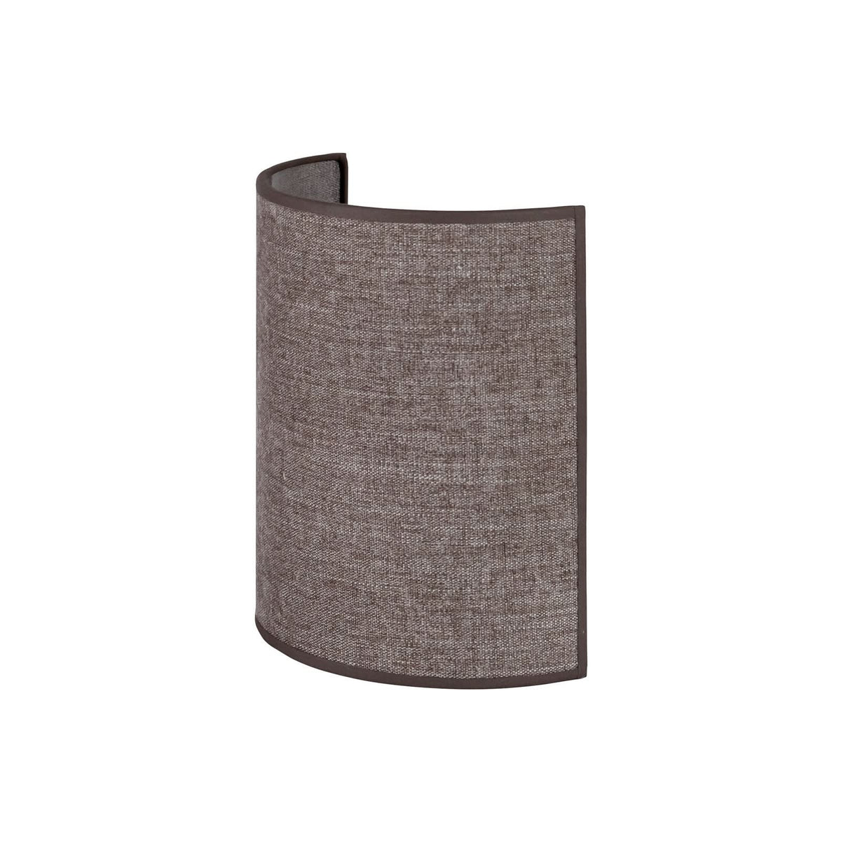 Applique murale Celine en tissu, marron, hauteur 24 cm