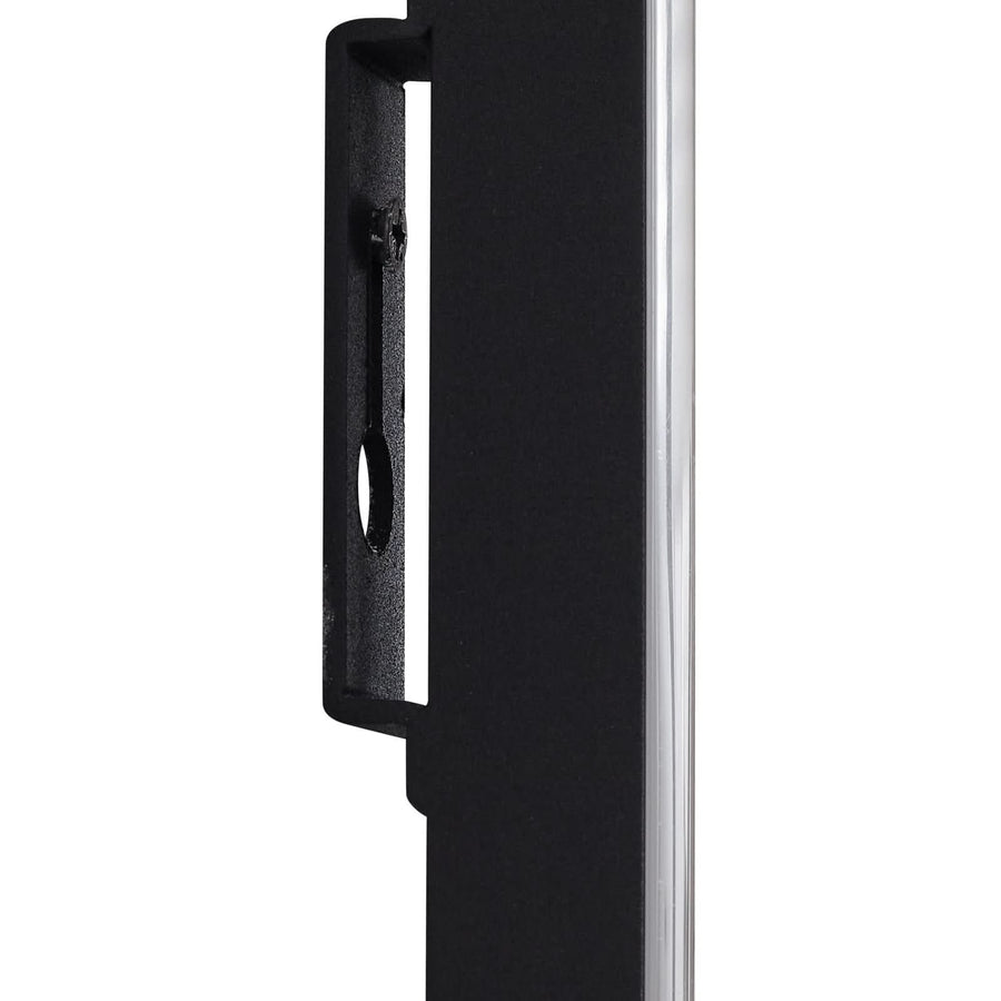 Applique murale LED Birta en métal, noir, hauteur 25 cm