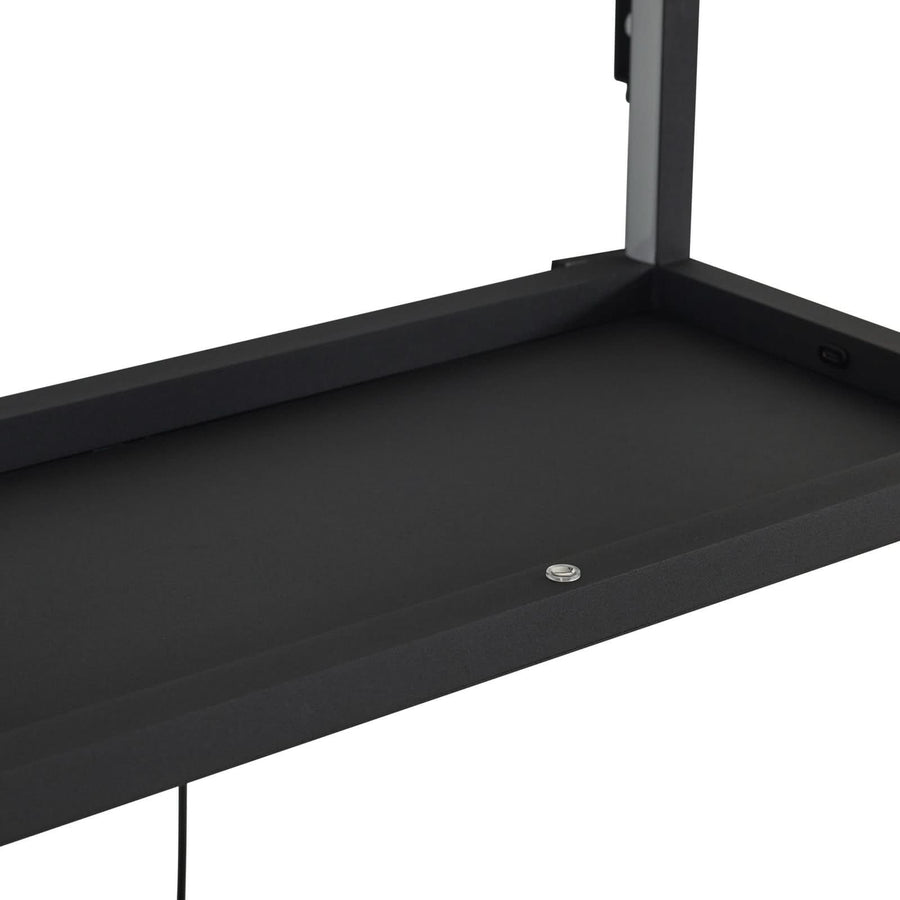 Applique murale LED Birta en métal, noir, hauteur 25 cm