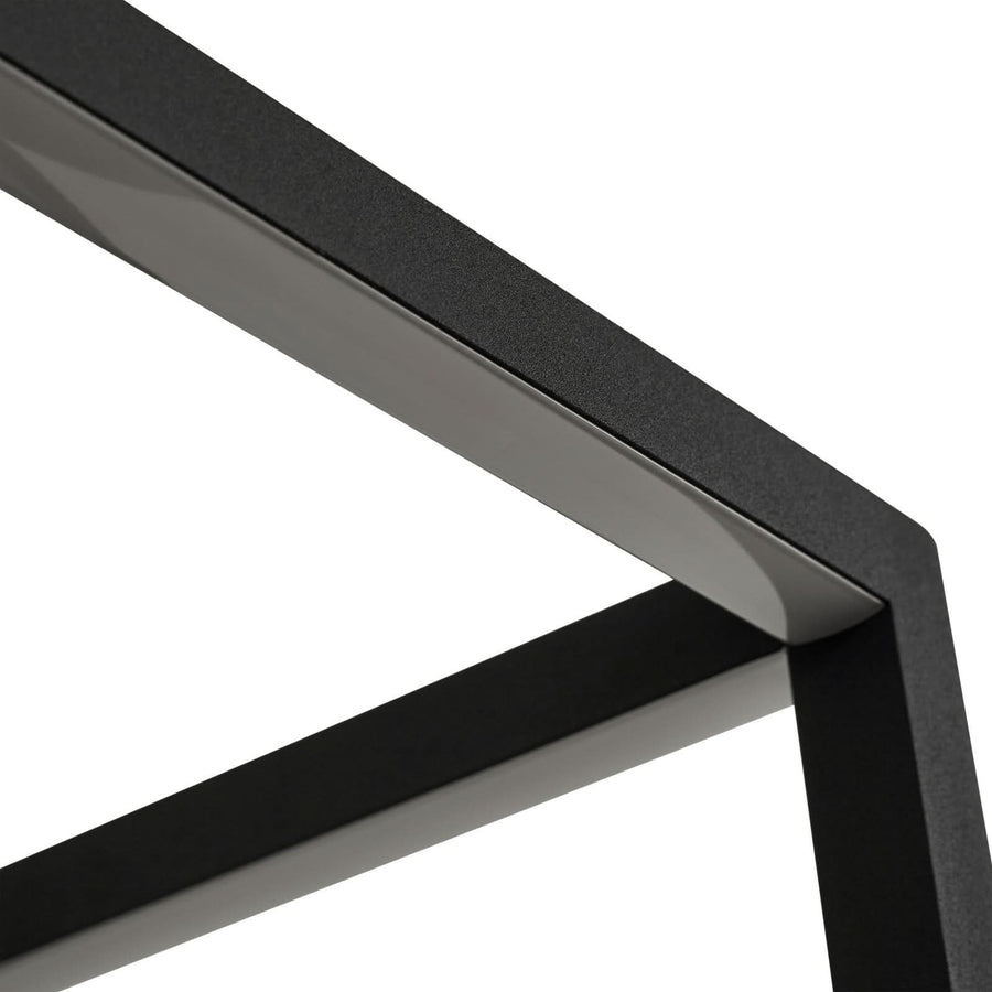 Applique murale LED Birta en métal, noir, hauteur 25 cm