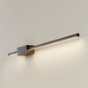 Applique murale LED en aluminium, noir, hauteur 6 cm