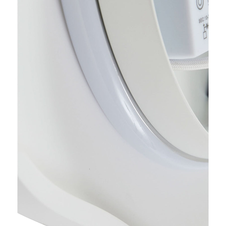 Applique murale LED Nielson en plâtre, blanc, hauteur 30 cm