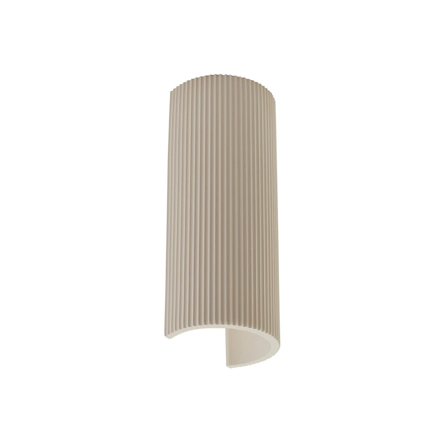 Applique murale Colja en plâtre, beige, 2 lumières, hauteur 30,5 cm