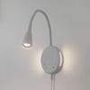 Applique murale LED Zayna en aluminium, blanc, hauteur 21,5 cm