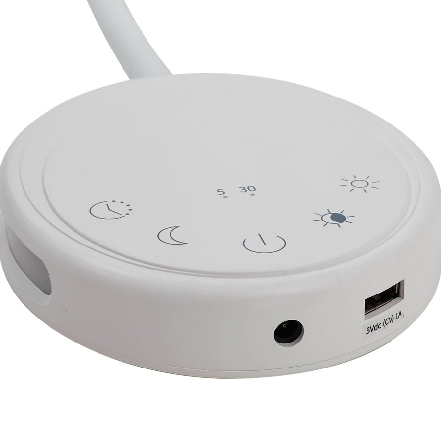 Applique murale LED Zayna en aluminium, blanc, hauteur 21,5 cm