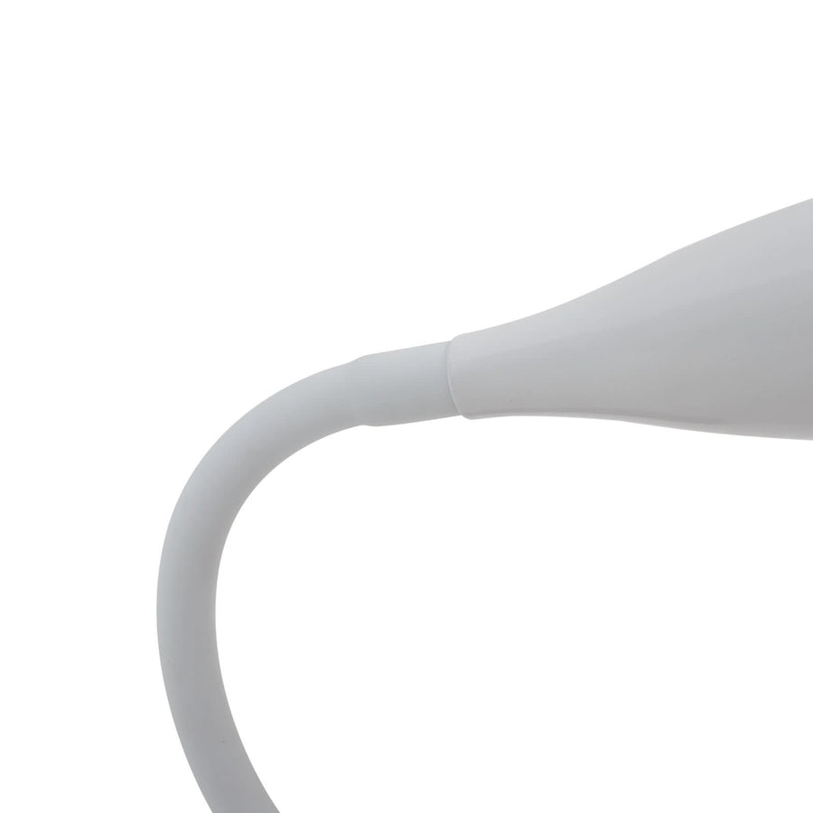 Applique murale LED Zayna en aluminium, blanc, hauteur 21,5 cm