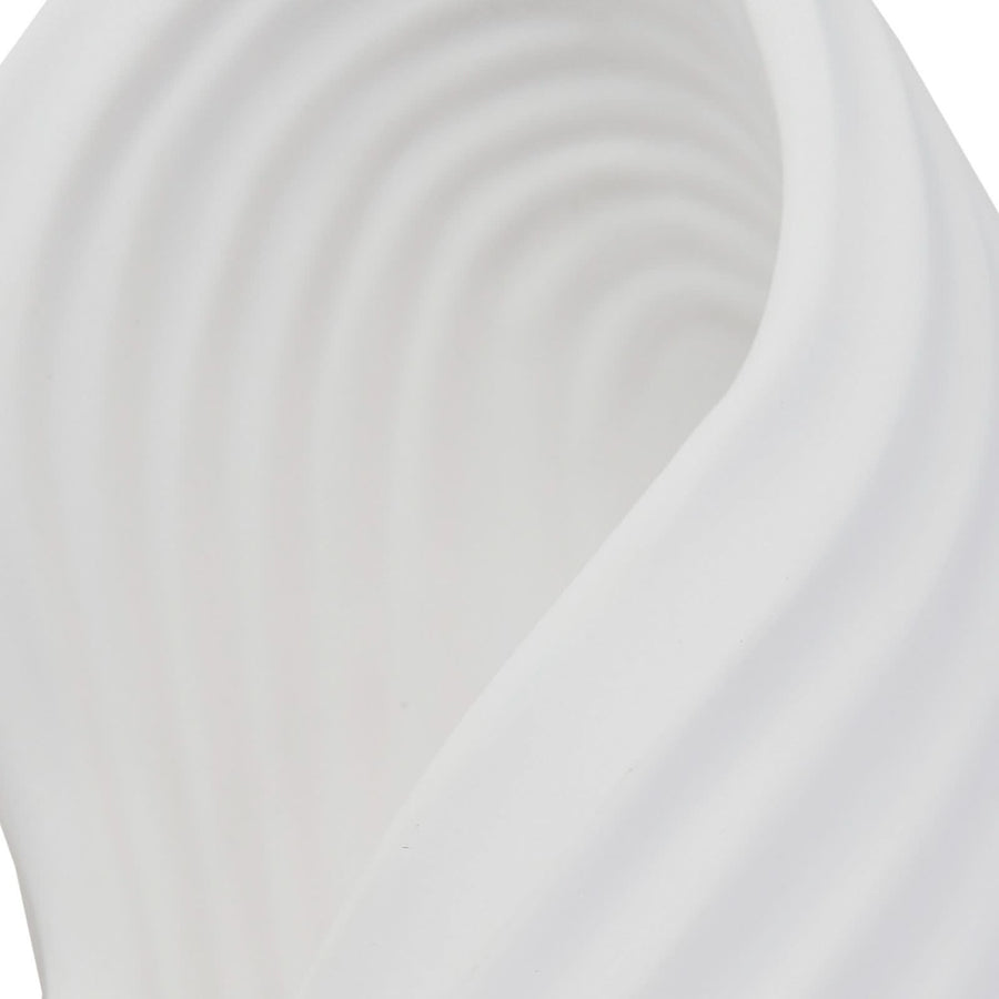 Applique murale Ornela en plâtre, blanc, hauteur 29,5 cm