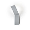 Applique murale LED Ava en aluminium, nickel mat, hauteur 27 cm