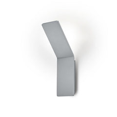 Applique murale LED Ava en aluminium, nickel mat, hauteur 27 cm