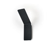 Applique murale LED Ava en aluminium, noir, hauteur 27 cm