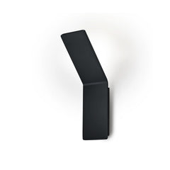 Applique murale LED Ava en aluminium, noir, hauteur 27 cm