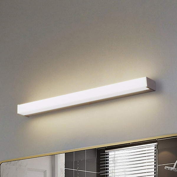 Applique murale LED Philippa en aluminium, blanc, hauteur 4 cm, IP44