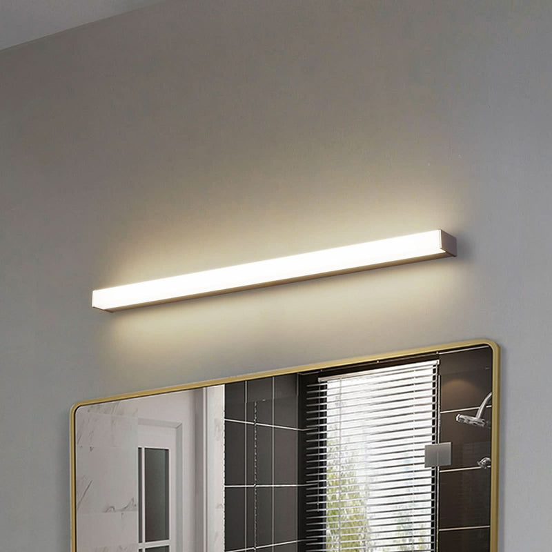 Applique murale LED en aluminium, blanc, hauteur 4 cm, IP44