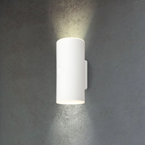 Applique d'extérieur LED rechargeable 3786016, blanc, 2 lumières, Ø 7 cm, IP44