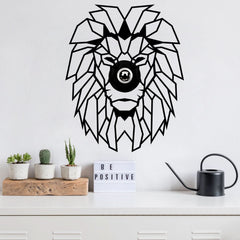 Applique murale W-056 en bois, noir, hauteur 49 cm