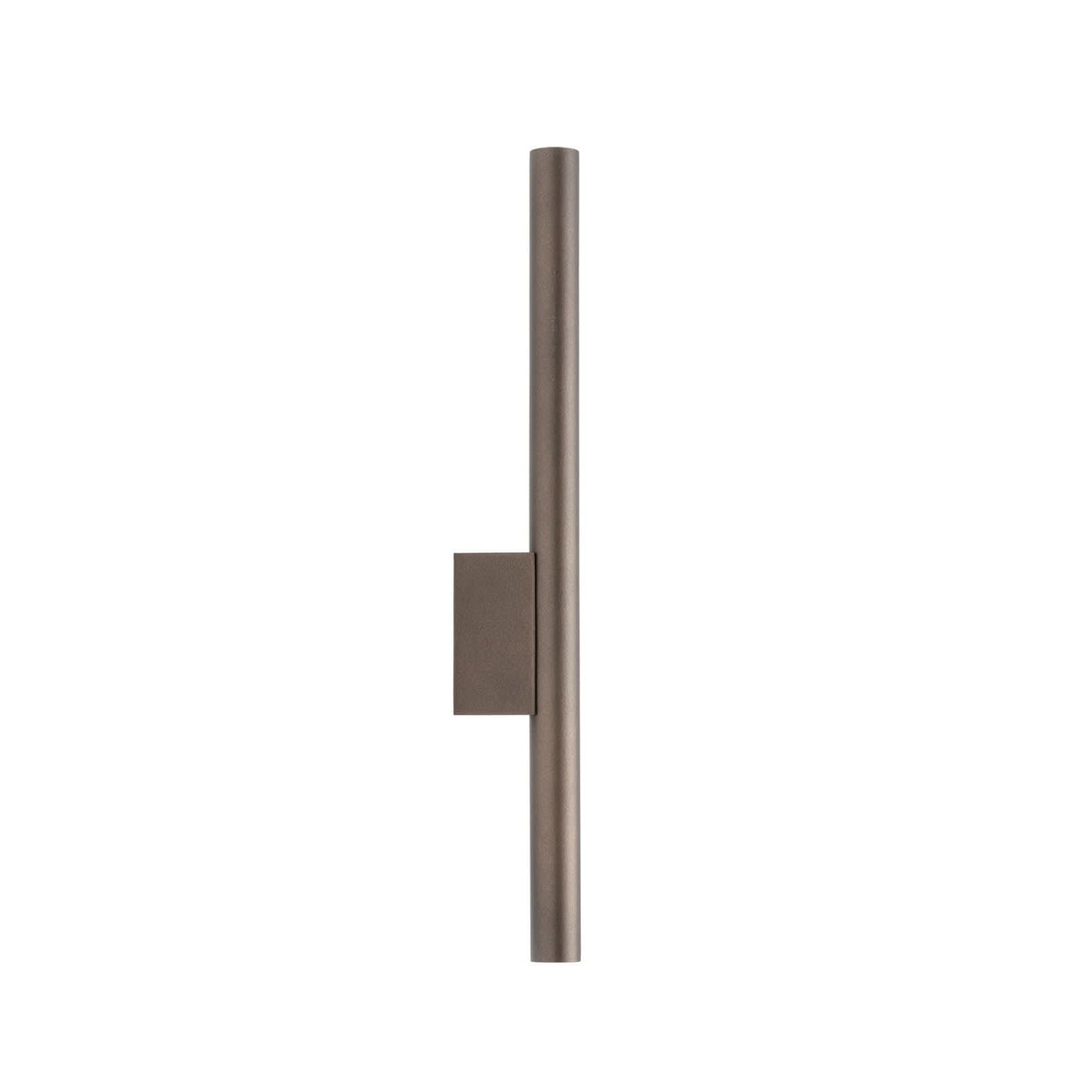 Applique murale Laser en acier, marron satiné, Ø 2,5 cm